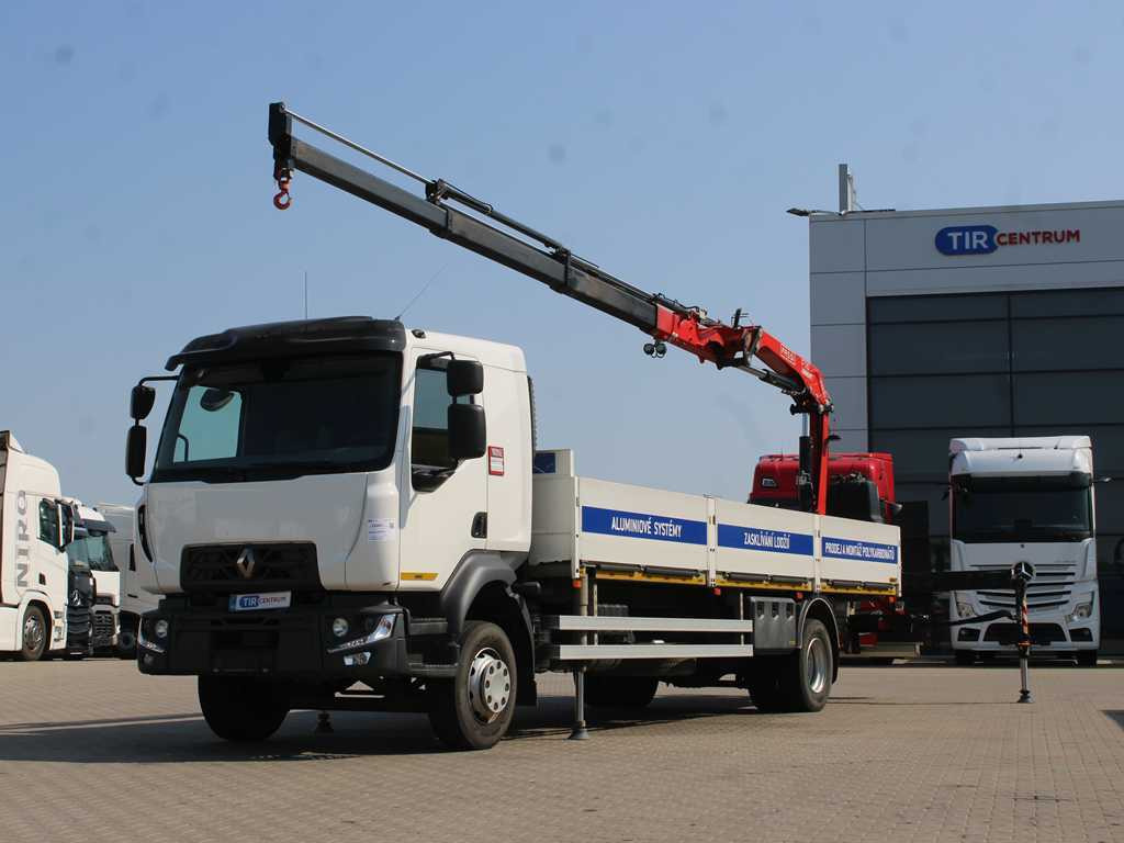 Renault D 250, EURO 6, SIDE, HYDRAULIC ARM FASSI F110 - Грузовик бортовой/ Платформа, Автоманипулятор: фото 1 Renault D 250, EURO 6, SIDE, HYDRAULIC ARM FASSI F110 - Грузовик бортовой/ Платформа, Автоманипулятор: фото 1