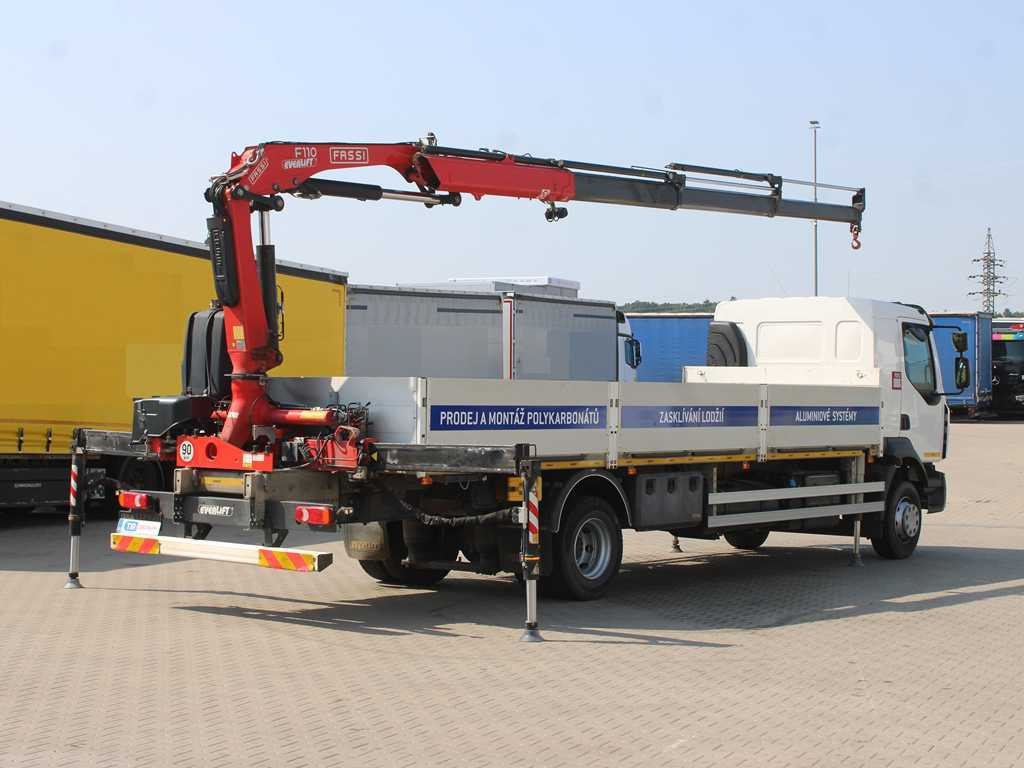 Renault D 250, EURO 6, SIDE, HYDRAULIC ARM FASSI F110 - Грузовик бортовой/ Платформа, Автоманипулятор: фото 4 Renault D 250, EURO 6, SIDE, HYDRAULIC ARM FASSI F110 - Грузовик бортовой/ Платформа, Автоманипулятор: фото 4