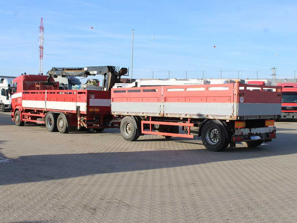 Scania R380, EURO 3, 6X2, LIFT AXLE, HIAB 166K + KOGEL ANBS(1996) - Грузовик бортовой/ Платформа, Автоманипулятор: фото 5 Scania R380, EURO 3, 6X2, LIFT AXLE, HIAB 166K + KOGEL ANBS(1996) - Грузовик бортовой/ Платформа, Автоманипулятор: фото 5