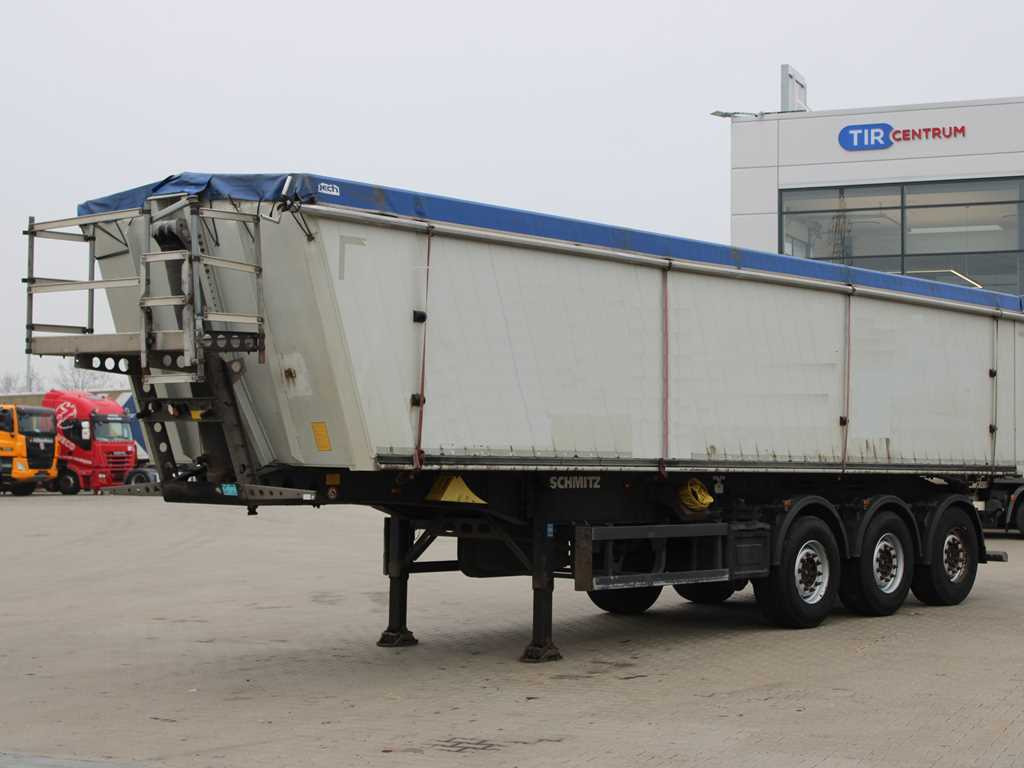 Schmitz SKI 24 SL 10.5, AXLES 9t, LIFTING AXLE, ALUMINUM BODY - Самосвальный полуприцеп: фото 1 Schmitz SKI 24 SL 10.5, AXLES 9t, LIFTING AXLE, ALUMINUM BODY - Самосвальный полуприцеп: фото 1