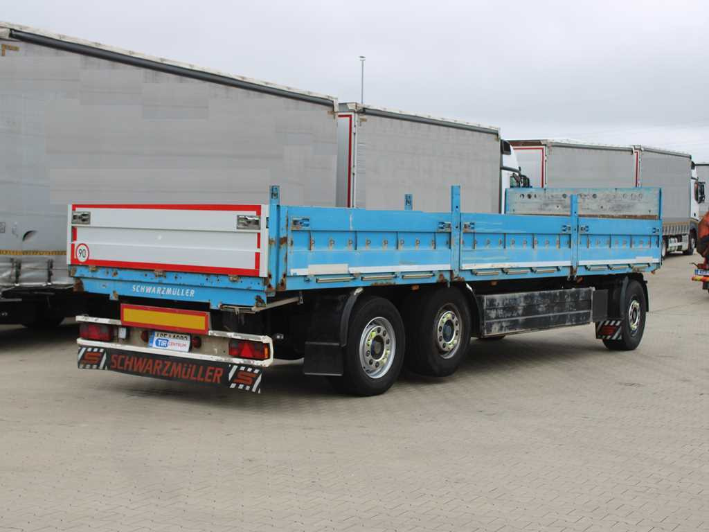Schwarzmüller PA 3/E, LIFTING AXLE, SIDE PANEL - Прицеп бортовой/ Платформа: фото 4 Schwarzmüller PA 3/E, LIFTING AXLE, SIDE PANEL - Прицеп бортовой/ Платформа: фото 4