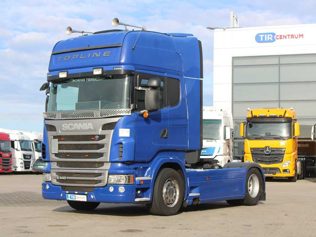 Scania R440, EURO 5, RETARDER, INDEPENDENT AIR CONDITIONING, DUAL-CIRCUIT HYDRAULICS - Тягач: фото 1 Scania R440, EURO 5, RETARDER, INDEPENDENT AIR CONDITIONING, DUAL-CIRCUIT HYDRAULICS - Тягач: фото 1