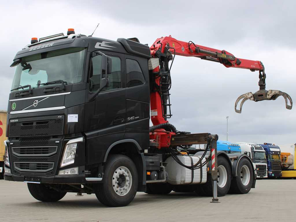 Volvo FH 540, 6X4, VEB+, PALFINGER EPSILON Q170Z96, PNEU 90% - Тягач: фото 1 Volvo FH 540, 6X4, VEB+, PALFINGER EPSILON Q170Z96, PNEU 90% - Тягач: фото 1
