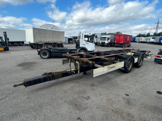 Krone ZZ/DC07 Tandem-Lafette, Standard, BPW-Achsen, Heckabstützung - Прицеп-контейнеровоз/ Сменный кузов: фото 3 Krone ZZ/DC07 Tandem-Lafette, Standard, BPW-Achsen, Heckabstützung - Прицеп-контейнеровоз/ Сменный кузов: фото 3