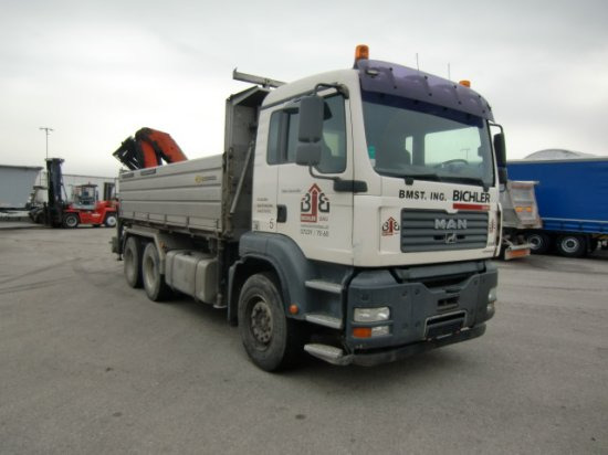 MAN TGA 33.430 6x4 Kipper, Manuel, E4 Palfinger Blatt-Blatt - Самосвал: фото 3 MAN TGA 33.430 6x4 Kipper, Manuel, E4 Palfinger Blatt-Blatt - Самосвал: фото 3
