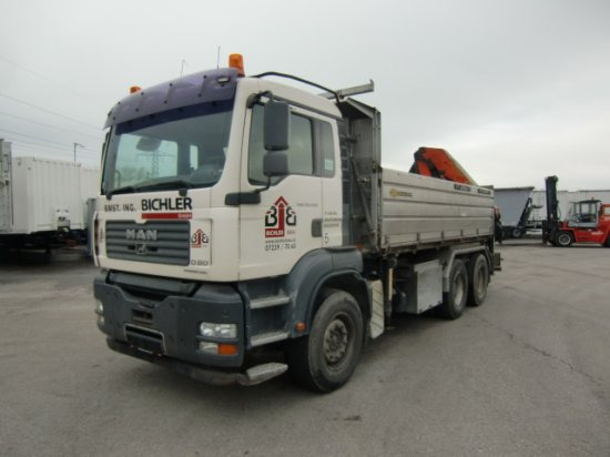 MAN TGA 33.430 6x4 Kipper, Manuel, E4 Palfinger Blatt-Blatt - Самосвал: фото 1 MAN TGA 33.430 6x4 Kipper, Manuel, E4 Palfinger Blatt-Blatt - Самосвал: фото 1