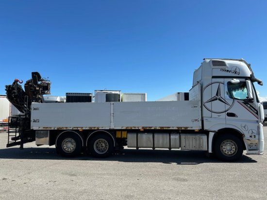Mercedes-Benz Actros 2545 L 6x2, Retarder, Pritsche, Hiab XS 166 D-4 PRO, E5 - Грузовик бортовой/ Платформа, Автоманипулятор: фото 4 Mercedes-Benz Actros 2545 L 6x2, Retarder, Pritsche, Hiab XS 166 D-4 PRO, E5 - Грузовик бортовой/ Платформа, Автоманипулятор: фото 4