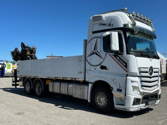Mercedes-Benz Actros 2545 L 6x2, Retarder, Pritsche, Hiab XS 166 D-4 PRO, E5 - Грузовик бортовой/ Платформа, Автоманипулятор: фото 3 Mercedes-Benz Actros 2545 L 6x2, Retarder, Pritsche, Hiab XS 166 D-4 PRO, E5 - Грузовик бортовой/ Платформа, Автоманипулятор: фото 3
