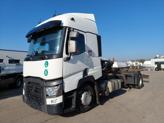 Renault T430 BDF-Wechselfahrgestell, 4x2 LL, EURO6, VEB+ - Грузовик-контейнеровоз/ Сменный кузов: фото 1 Renault T430 BDF-Wechselfahrgestell, 4x2 LL, EURO6, VEB+ - Грузовик-контейнеровоз/ Сменный кузов: фото 1