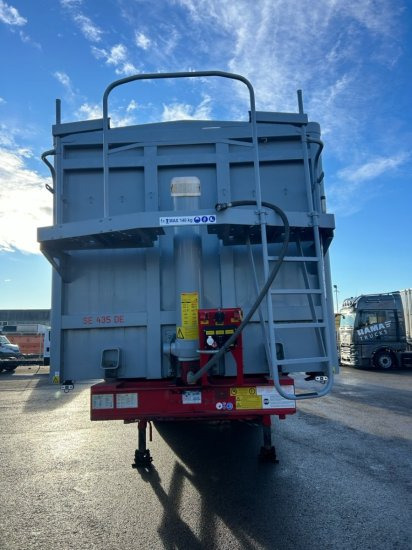 STAS S300CX Kippmulde 50m³, Liftachse, SAF-Achsen, Kombi-Klappe, Alufelgen, Rollplane, Podest - Самосвальный полуприцеп: фото 2 STAS S300CX Kippmulde 50m³, Liftachse, SAF-Achsen, Kombi-Klappe, Alufelgen, Rollplane, Podest - Самосвальный полуприцеп: фото 2