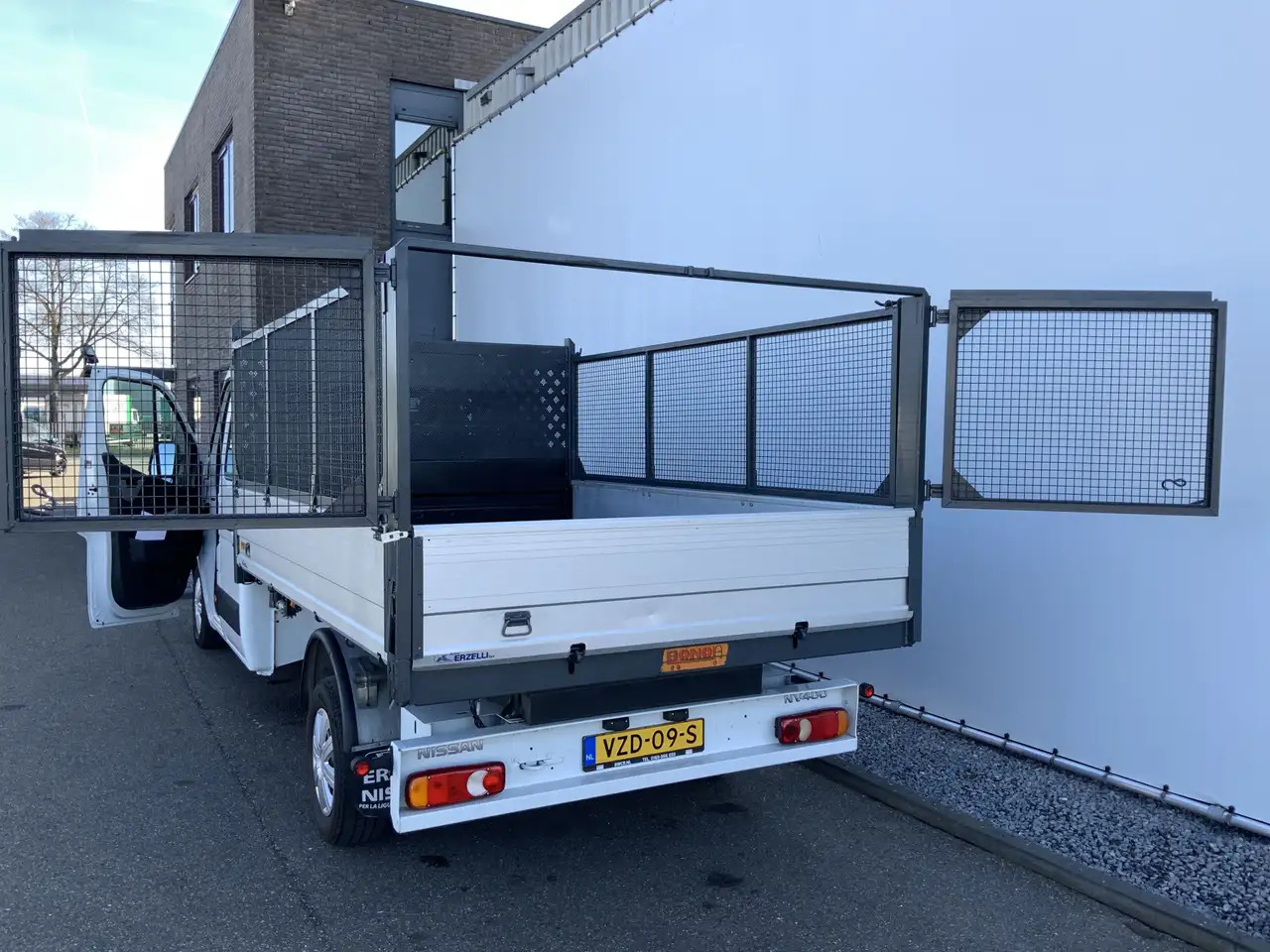 Малотоннажный самосвал, Грузопассажирский фургон Nissan NV400 2.3 dCi L3H1 Dub Cab 3 Zijde Kipper Airco Bakmaat: фото 18