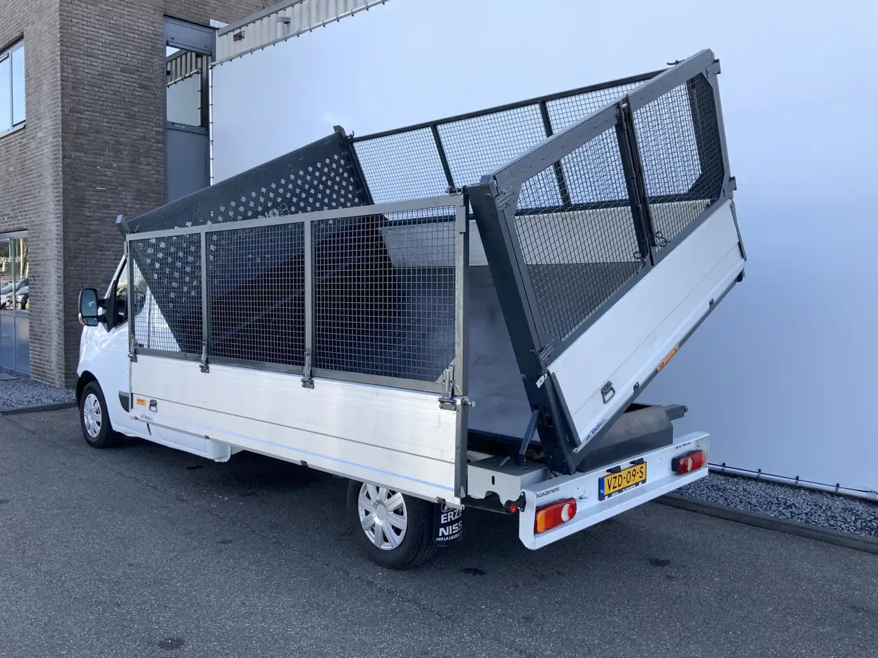Малотоннажный самосвал, Грузопассажирский фургон Nissan NV400 2.3 dCi L3H1 Dub Cab 3 Zijde Kipper Airco Bakmaat: фото 9