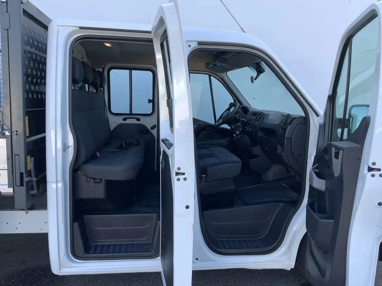 Малотоннажный самосвал, Грузопассажирский фургон Nissan NV400 2.3 dCi L3H1 Dub Cab 3 Zijde Kipper Airco Bakmaat: фото 27