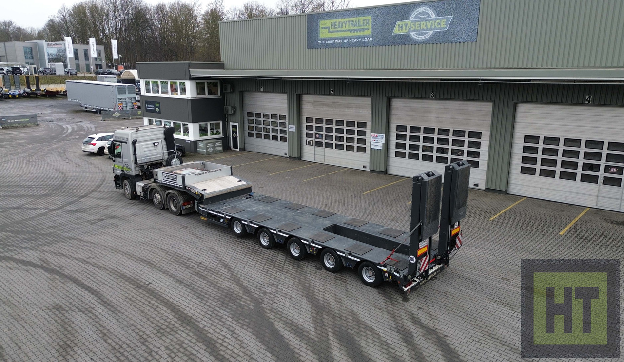 Faymonville 5-Achs-Tele-Semi-Halbachsen-Twinaxle-hydr Rampen - Низкорамный полуприцеп: фото 1 Faymonville 5-Achs-Tele-Semi-Halbachsen-Twinaxle-hydr Rampen - Низкорамный полуприцеп: фото 1