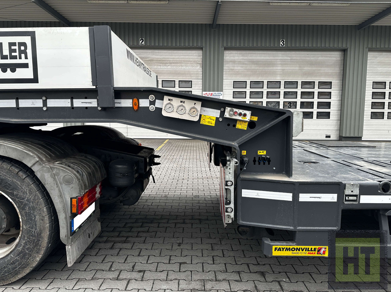 Faymonville 5-Achs-Tele-Semi-Halbachsen-Twinaxle-hydr Rampen - Низкорамный полуприцеп: фото 4 Faymonville 5-Achs-Tele-Semi-Halbachsen-Twinaxle-hydr Rampen - Низкорамный полуприцеп: фото 4