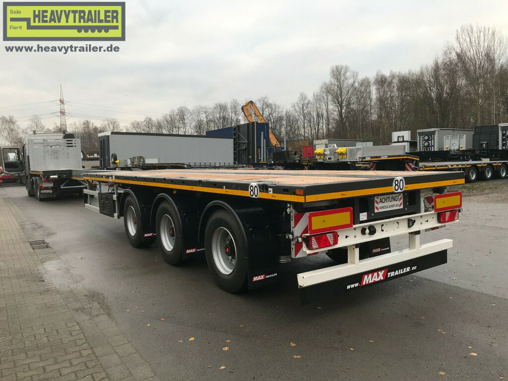 Faymonville MAX Trailer 3-Achs-Doppeltele-Plateau zwangsgel. - Полуприцеп бортовой/ Платформа: фото 3 Faymonville MAX Trailer 3-Achs-Doppeltele-Plateau zwangsgel. - Полуприцеп бортовой/ Платформа: фото 3