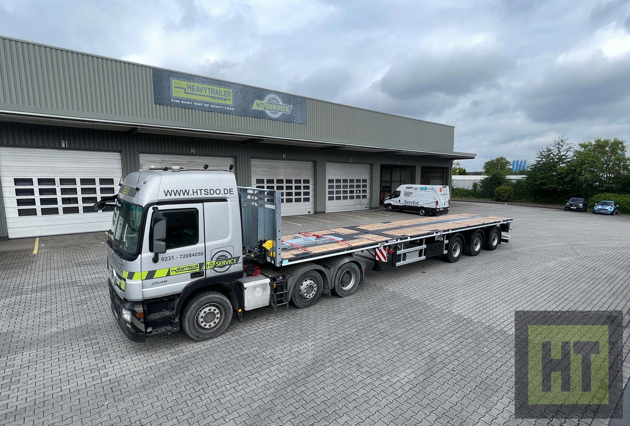 Faymonville MAX Trailer 3-Achs-Doppeltele-Plateau zwangsgelenkt - Полуприцеп бортовой/ Платформа: фото 5 Faymonville MAX Trailer 3-Achs-Doppeltele-Plateau zwangsgelenkt - Полуприцеп бортовой/ Платформа: фото 5