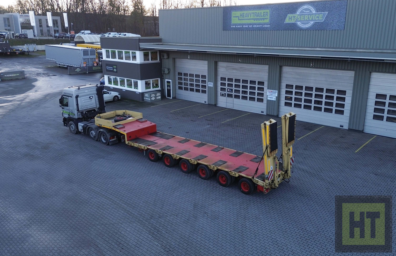 Goldhofer 6-Achs-Tele-Semi mit hydr. Rampen-zwangsgelenkt - Низкорамный полуприцеп: фото 1 Goldhofer 6-Achs-Tele-Semi mit hydr. Rampen-zwangsgelenkt - Низкорамный полуприцеп: фото 1