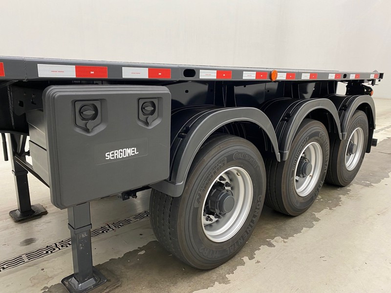 Новый Полуприцеп-контейнеровоз/ Сменный кузов SERGOMEL Chassis/Plateau 20FT - NEW: фото 13