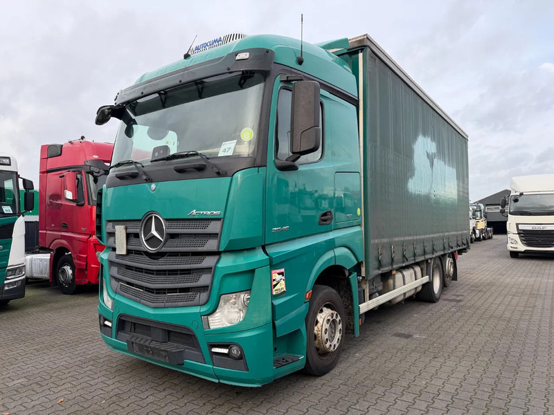 Mercedes-Benz Actros 2545 6X2 Retarder Euro 6 - Тентованный грузовик: фото 1 Mercedes-Benz Actros 2545 6X2 Retarder Euro 6 - Тентованный грузовик: фото 1