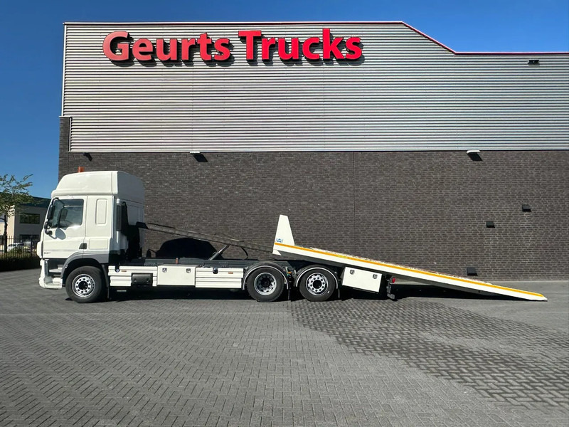 Автовоз DAF CF 410 6X2 M4SN3 OPRIJWAGEN / MACHINE TRANSPORTER / PLATEAU: фото 9