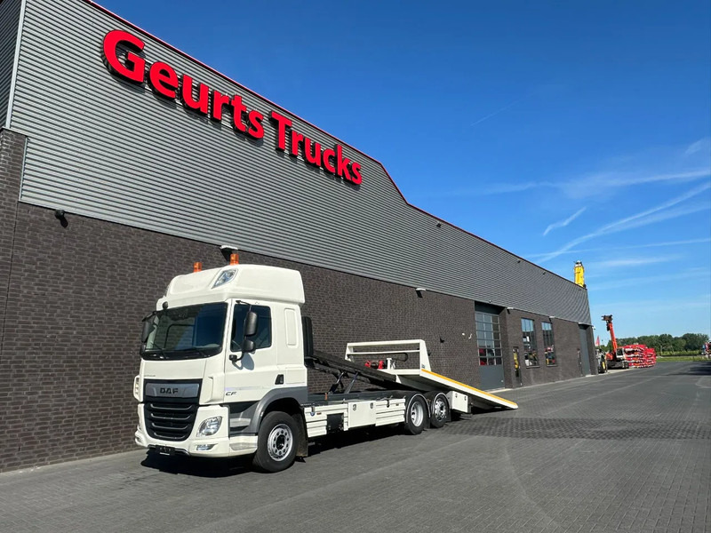 Автовоз DAF CF 410 6X2 M4SN3 OPRIJWAGEN / MACHINE TRANSPORTER / PLATEAU: фото 10