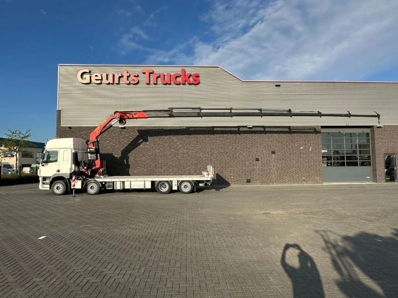 DAF CF 450 8X2 OPRIJWAGEN/MACHINE TRANSPORTER + PALFINGER PK 29002 G KRAAN/KRAN/CRANE/GRUA - Автоманипулятор: фото 1 DAF CF 450 8X2 OPRIJWAGEN/MACHINE TRANSPORTER + PALFINGER PK 29002 G KRAAN/KRAN/CRANE/GRUA - Автоманипулятор: фото 1