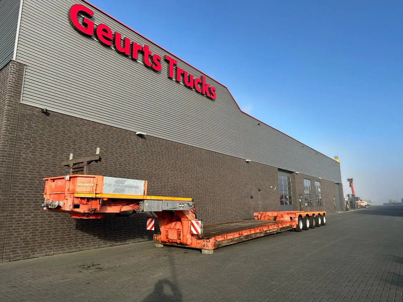 Nooteboom EURO-100-05 DIEPLADER / TIEFLADER / LOW LOADER MET HYDRAULISCH VERING EN STUURASSEN - Низкорамный полуприцеп: фото 2 Nooteboom EURO-100-05 DIEPLADER / TIEFLADER / LOW LOADER MET HYDRAULISCH VERING EN STUURASSEN - Низкорамный полуприцеп: фото 2