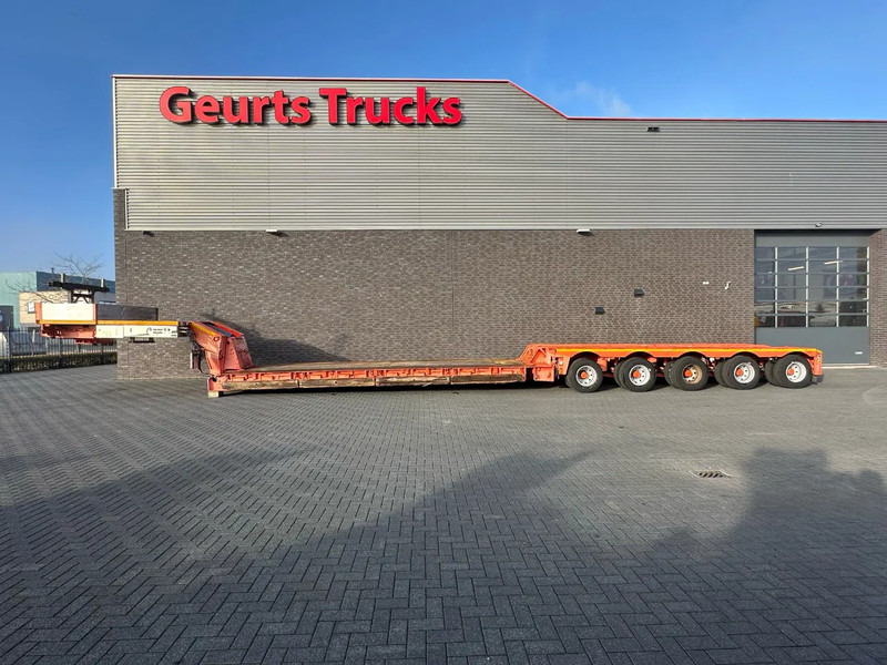 Nooteboom EURO-100-05 DIEPLADER / TIEFLADER / LOW LOADER MET HYDRAULISCH VERING EN STUURASSEN - Низкорамный полуприцеп: фото 1 Nooteboom EURO-100-05 DIEPLADER / TIEFLADER / LOW LOADER MET HYDRAULISCH VERING EN STUURASSEN - Низкорамный полуприцеп: фото 1