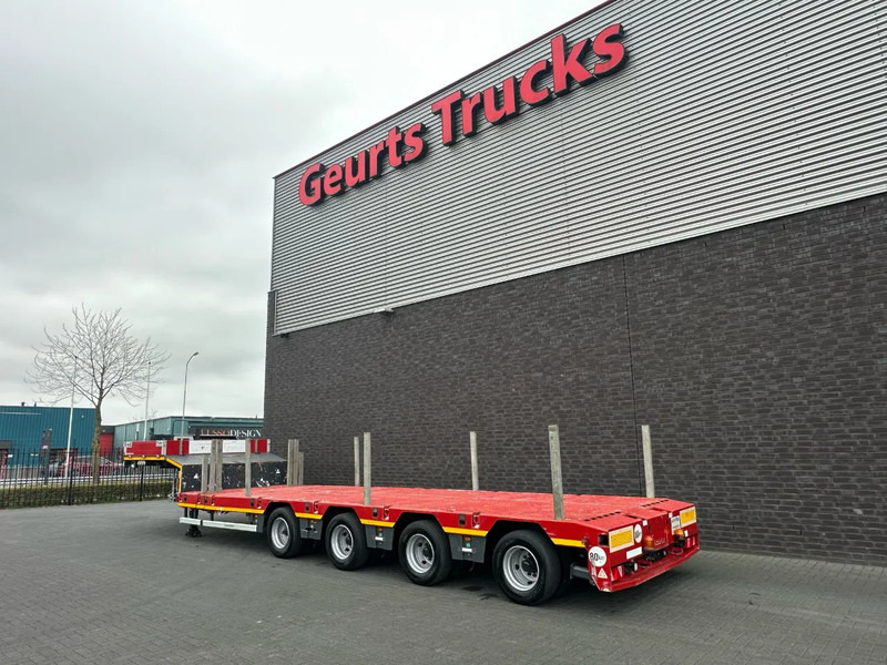SCHEUERLE EUROAXLE 1T4 4 ASSER UITSCHUIFBARE SEMIE MET 12 TONS HYDRAULICHE EURO ASSEN HYDRAULICH GESTUURD SEMI-DIEPLADER / TIEFLADER / LO - Низкорамный полуприцеп: фото 3 SCHEUERLE EUROAXLE 1T4 4 ASSER UITSCHUIFBARE SEMIE MET 12 TONS HYDRAULICHE EURO ASSEN HYDRAULICH GESTUURD SEMI-DIEPLADER / TIEFLADER / LO - Низкорамный полуприцеп: фото 3
