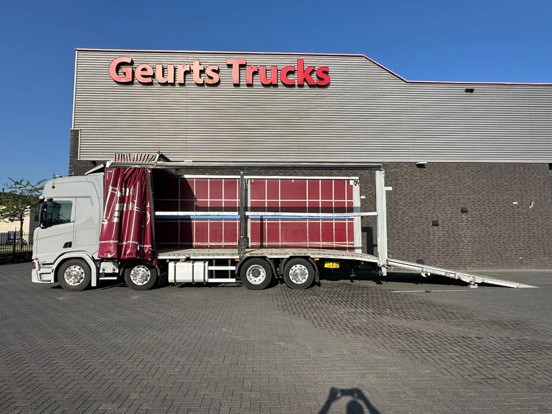 Автовоз Scania R540 B8X2*6LB OPRIJWAGEN MET 15 TONS LAADKLEP EN GESLOTEN HUIF MET SCHUIFZEILEN EN SCHUIFKAP: фото 17