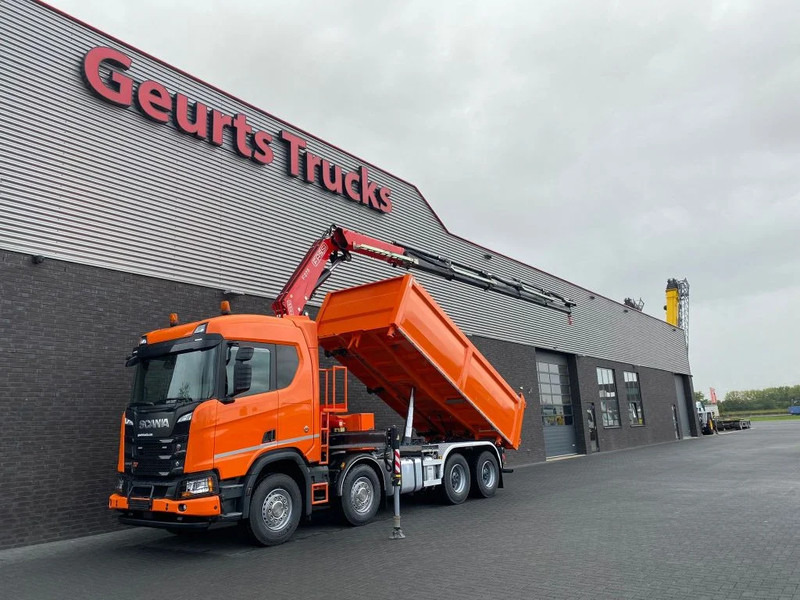 Scania R650 V8 NGS XT 8X4 + KIPPER + FASSI F275A.2.25 KRAAN/KRAN/CRANE/GRUA - Самосвал, Автоманипулятор: фото 2 Scania R650 V8 NGS XT 8X4 + KIPPER + FASSI F275A.2.25 KRAAN/KRAN/CRANE/GRUA - Самосвал, Автоманипулятор: фото 2