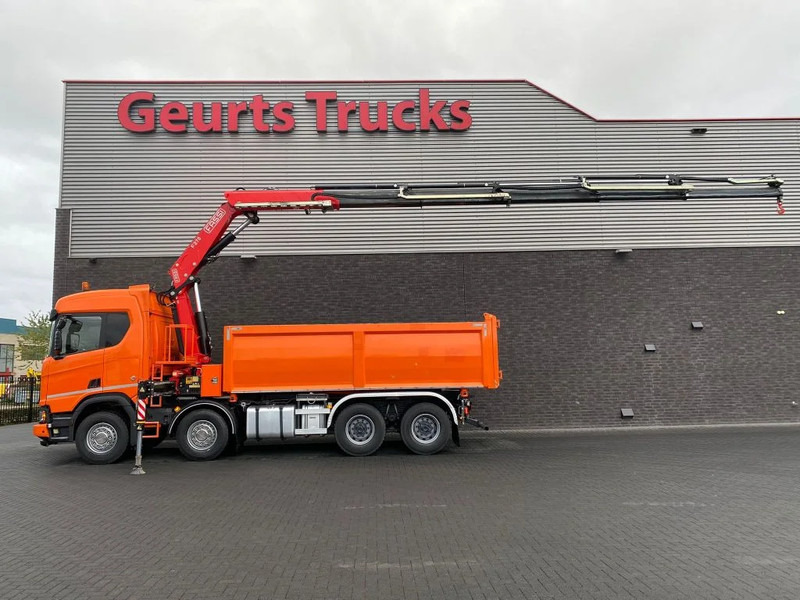 Scania R650 V8 NGS XT 8X4 + KIPPER + FASSI F275A.2.25 KRAAN/KRAN/CRANE/GRUA - Самосвал, Автоманипулятор: фото 4 Scania R650 V8 NGS XT 8X4 + KIPPER + FASSI F275A.2.25 KRAAN/KRAN/CRANE/GRUA - Самосвал, Автоманипулятор: фото 4