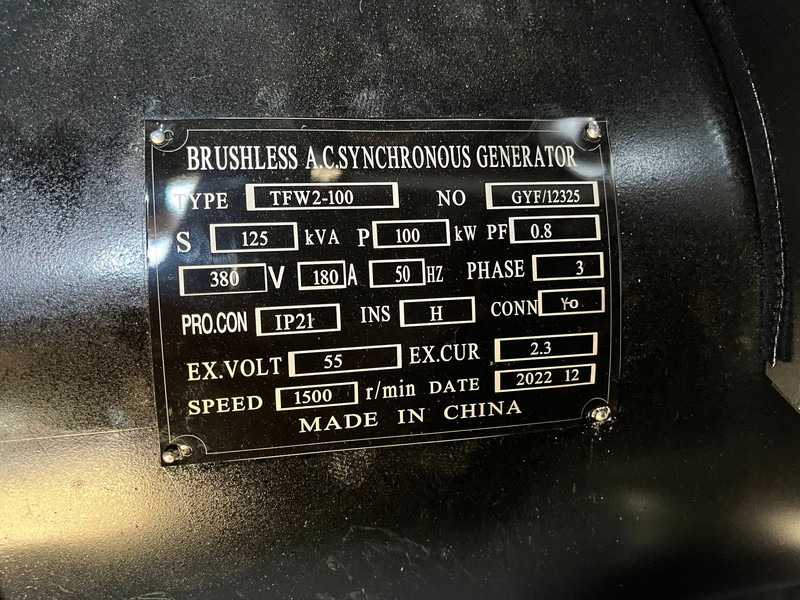 Электрогенератор Giga power 125 kVA LT-W100GF silent generator set: фото 14