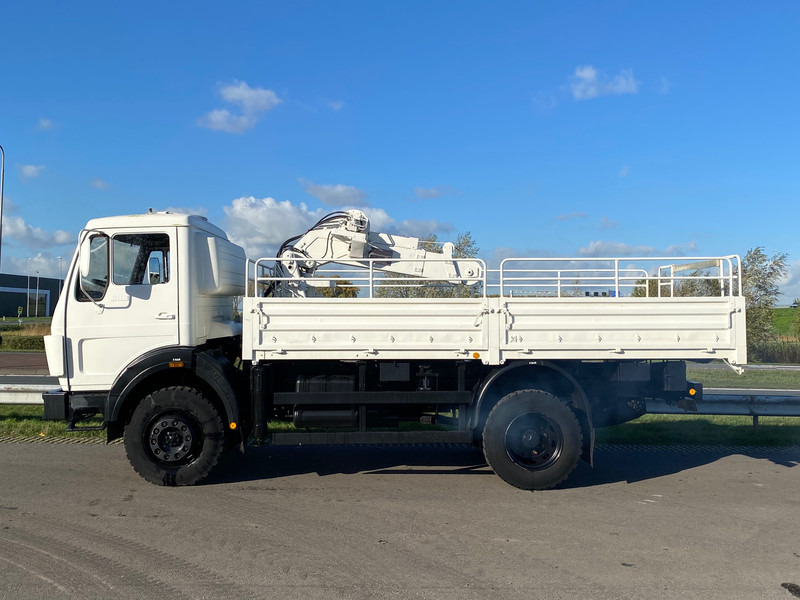 MERCEDESBENZ 1017 4X4 ex army reconditioned white with crane - Грузовик, Автоманипулятор: фото 1 MERCEDESBENZ 1017 4X4 ex army reconditioned white with crane - Грузовик, Автоманипулятор: фото 1