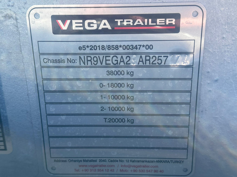 Новый Полуприцеп-автовоз VEGA Trailer VEGAMAX 2 axle Autotransporter: фото 14