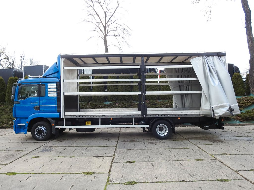 Тентованный грузовик MAN TGM PRITSCHE PLANE 18 PALETTEN AUFZUG: фото 8