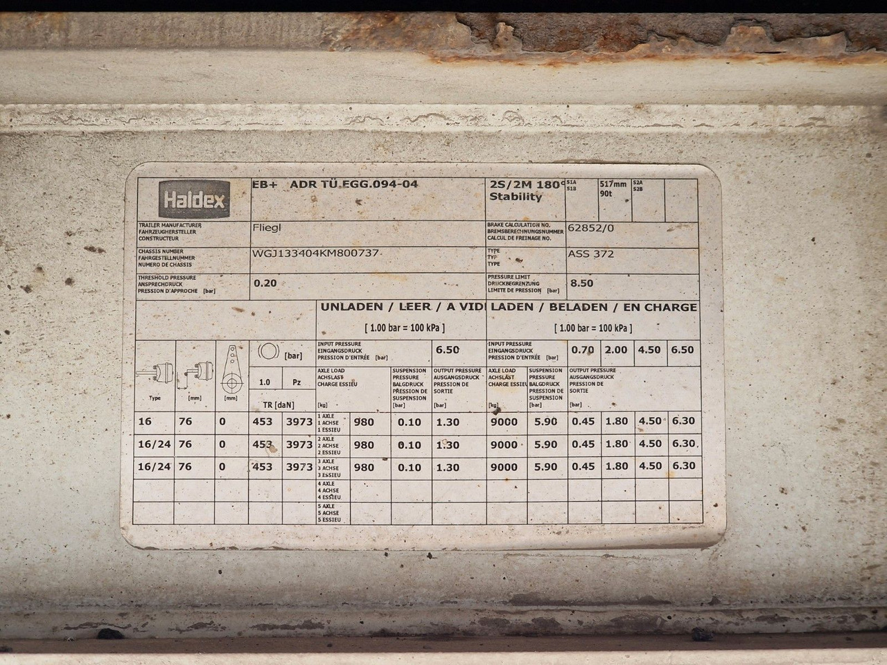 Самосвальный полуприцеп Fliegl ASS 372 Thermo / Thermomulde mit Abschiebetechn.: фото 29