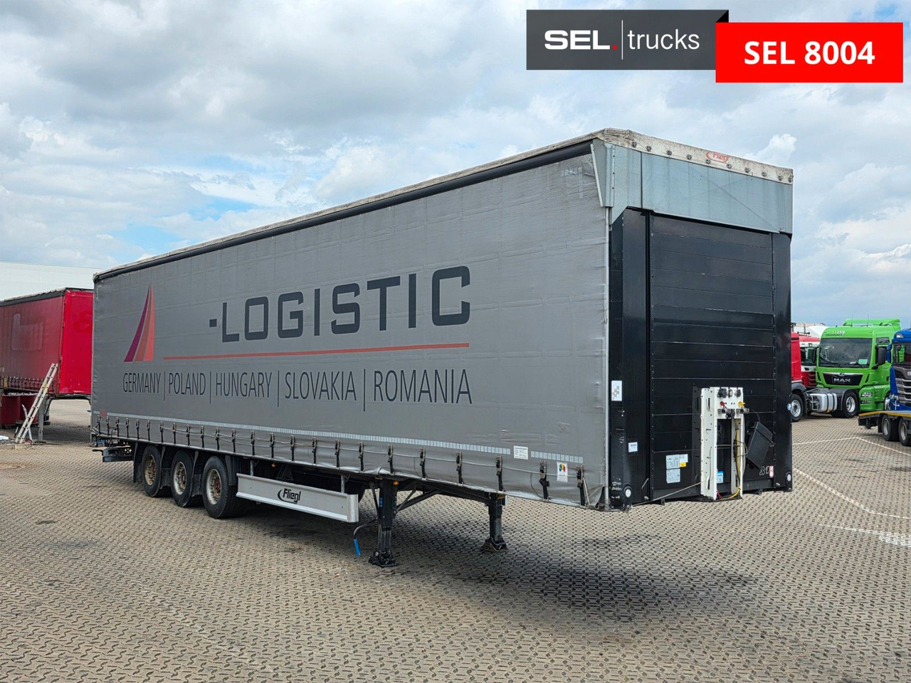 Fliegl SDS01 / Hubdach / EDSCHA / Mega / Liftachse - Тентованный полуприцеп: фото 3 Fliegl SDS01 / Hubdach / EDSCHA / Mega / Liftachse - Тентованный полуприцеп: фото 3