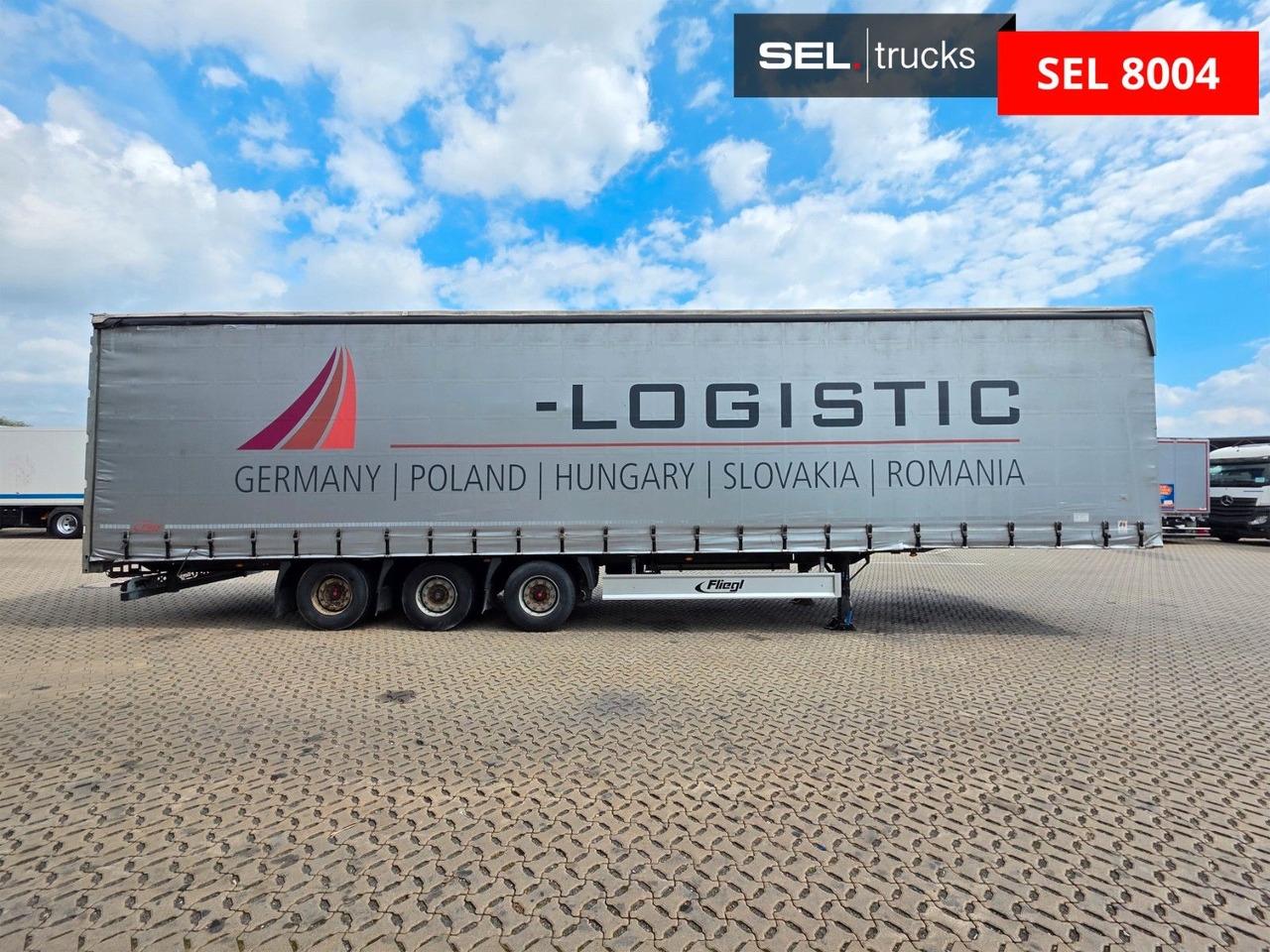 Fliegl SDS01 / Hubdach / EDSCHA / Mega / Liftachse - Тентованный полуприцеп: фото 4 Fliegl SDS01 / Hubdach / EDSCHA / Mega / Liftachse - Тентованный полуприцеп: фото 4