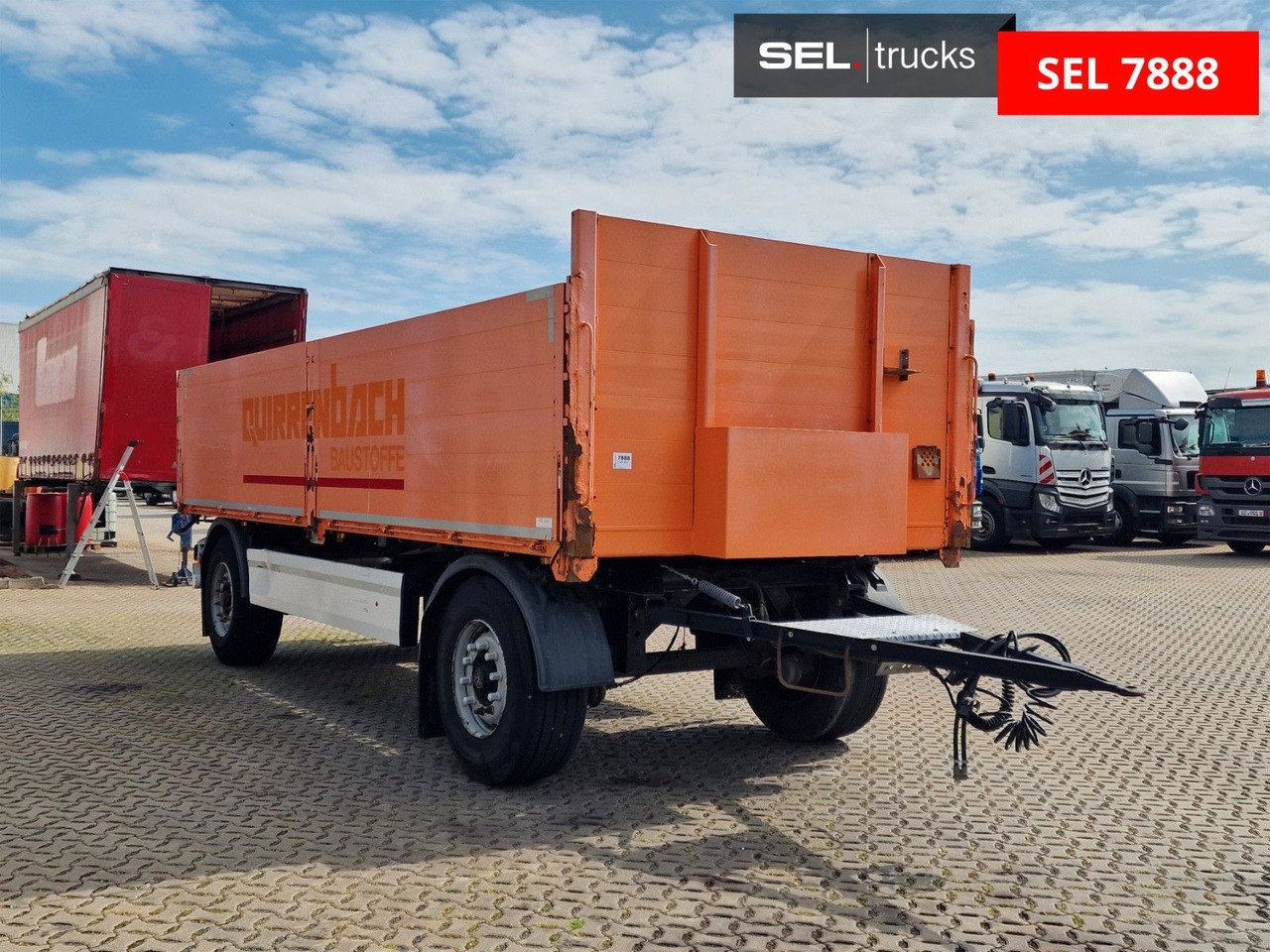 Krone AZ / Baustoff / 40 mm - Прицеп бортовой/ Платформа: фото 3 Krone AZ / Baustoff / 40 mm - Прицеп бортовой/ Платформа: фото 3