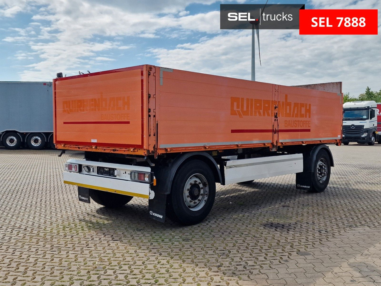 Krone AZ / Baustoff / 40 mm - Прицеп бортовой/ Платформа: фото 5 Krone AZ / Baustoff / 40 mm - Прицеп бортовой/ Платформа: фото 5