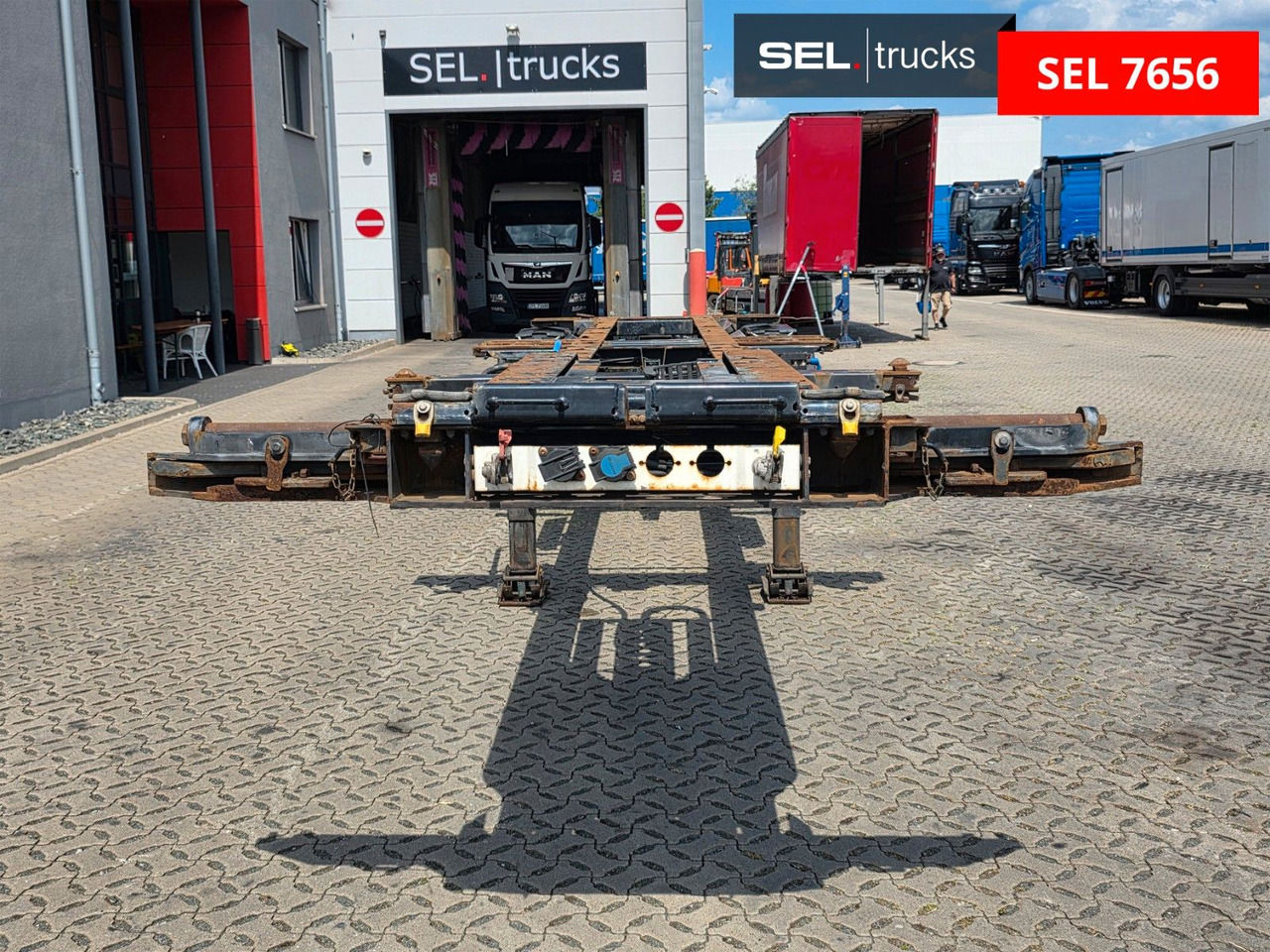 Krone SD / Teleskop / Alu-Felgen / Liftachse - Полуприцеп-контейнеровоз/ Сменный кузов: фото 2 Krone SD / Teleskop / Alu-Felgen / Liftachse - Полуприцеп-контейнеровоз/ Сменный кузов: фото 2
