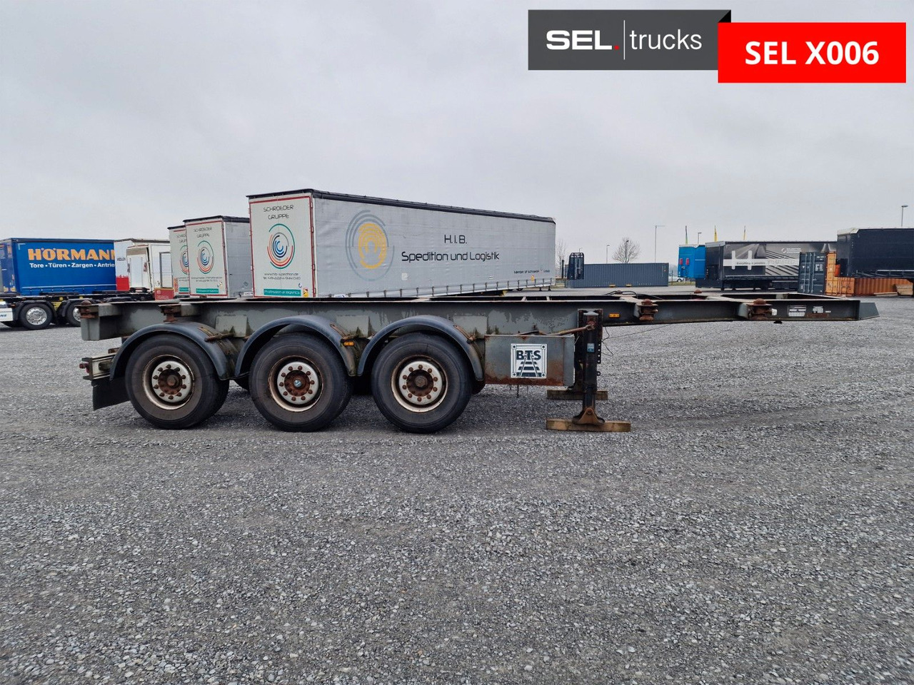 Полуприцеп-контейнеровоз/ Сменный кузов Krone SDC 24 Containerchassie: фото 8