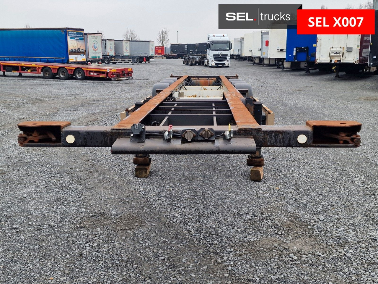 Полуприцеп-контейнеровоз/ Сменный кузов Krone SDC 24 Containerchassie: фото 12