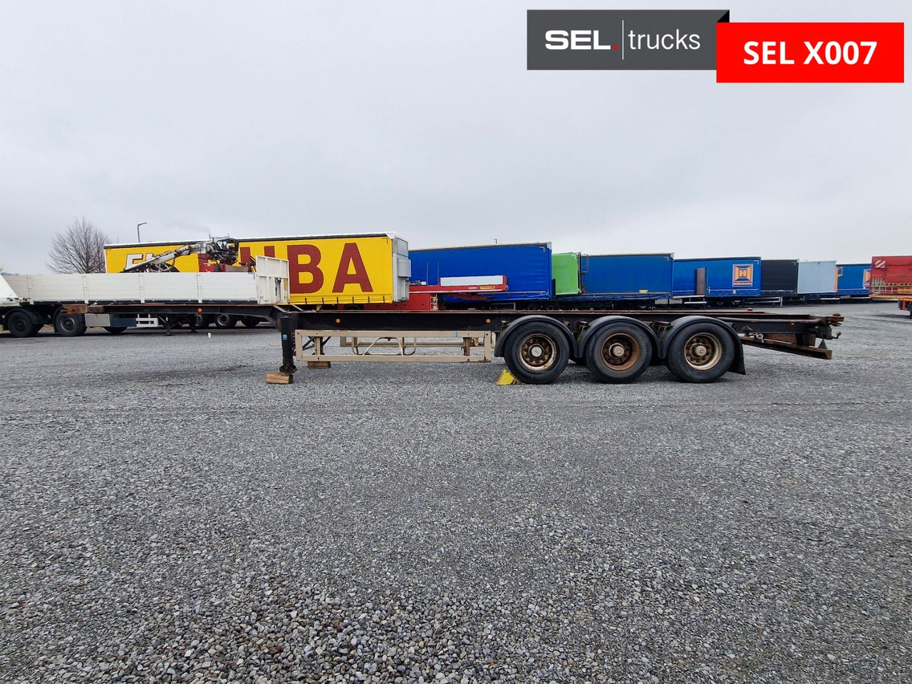 Полуприцеп-контейнеровоз/ Сменный кузов Krone SDC 24 Containerchassie: фото 15
