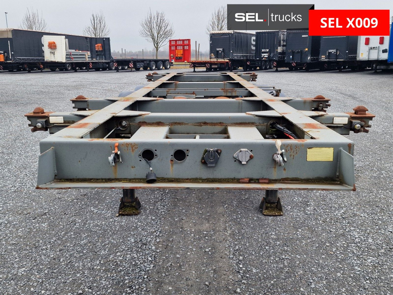 Полуприцеп-контейнеровоз/ Сменный кузов Krone SDC 24 Containerchassie: фото 22
