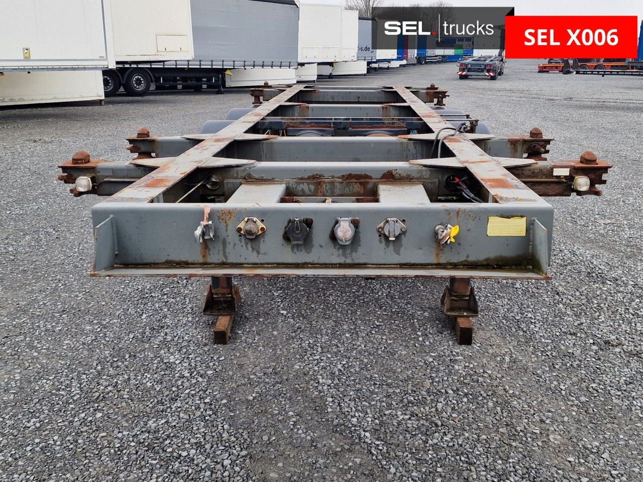 Полуприцеп-контейнеровоз/ Сменный кузов Krone SDC 24 Containerchassie: фото 7
