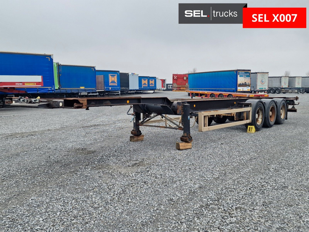 Полуприцеп-контейнеровоз/ Сменный кузов Krone SDC 24 Containerchassie: фото 11