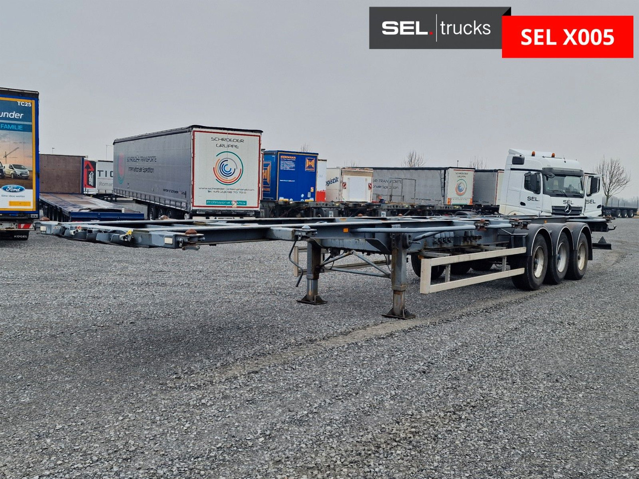 Krone SDC 24 Containerchassie - Полуприцеп-контейнеровоз/ Сменный кузов: фото 1 Krone SDC 24 Containerchassie - Полуприцеп-контейнеровоз/ Сменный кузов: фото 1
